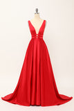 Vestido de fiesta burdeos