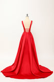 Vestido de fiesta burdeos