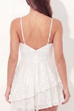Vestido de graduación mini graduación blanco blanco asimétrico de lentejuelas en línea en A brillante