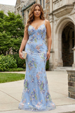Vestido de baile largo floral de talla grande con lentejuelas rosas de sirenas y encaje en la espalda