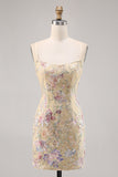 Vestido de regreso a casa bordado floral en flor albaricoque