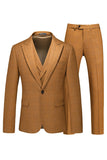 Solapa de pico de caramelo 3 piezas Trajes de fiesta para hombre