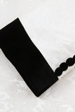 Trajes de hombre de 3 piezas con solapa de chal negro