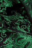 Blazer de baile de jacquard con solapa de un botón verde para hombre