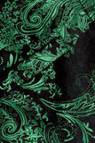 Blazer de baile de jacquard con solapa de un botón verde para hombre