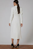 Vestido de solapa cruzado Ivory Peak