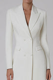 Vestido de solapa cruzado Ivory Peak