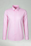 Blush Camisa clásica de manga larga Slim Fit