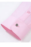 Blush Camisa clásica de manga larga Slim Fit