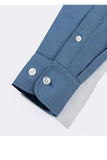 Traje liso de hombre azul gris slim fit