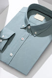 Traje liso de hombre azul gris slim fit