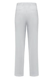 Traje de boda de hombre blanco de dos piezas con solapa con muescas