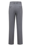 Trajes de hombre de dos piezas grises con corte slim chal, solapa