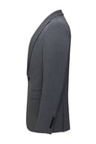 Trajes grises de solapa Slim Fit Peak Peak de 3 piezas