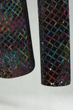 Blazer de graduación de hombre de un botón con solapa de colores de colores