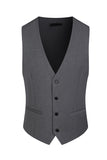 Trajes de baile de graduación de 3 piezas azules One Button Peak Lapel