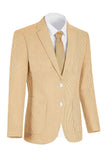 Chaqueta de hombre de solapa azul claro con solapa con muesca
