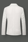 Chaqueta negra de solapa de solapa