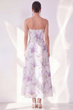 Vestido Midi de A-Line A-Line de Lila