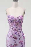 Vestido de Homecoming Blush Bodycon Bodycon con escote halter, corsé transparente, lentejuelas