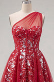 Vestido de bienvenida a casa, corsé corto con cuentas y corsé rojo brillante, con volantes