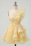 Vestido de bienvenida a casa, amarillo mantequilla con volantes y con volantes, vestido de bienvenida a casa