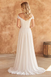 Vestido de novia de encaje marfil con encaje marfil descubierto