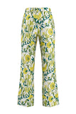 Trajes de mujer de solapa Peak Peak Floral Grey Blue Jacquard
