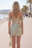 Vestido negro bodycon bodycon flores de bienvenida con banda