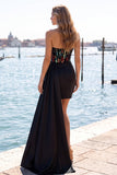 Vestido de Homecoming de Homecoming Corsé Transparente Corsé Transparente con Lentejuelas y Fajilla Sweetheart Red Bodycon Corsé Transparente