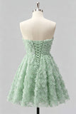 Vestido de bienvenida floral con cuentas y cordones de Dusty Rose Rose, Sweetheart A-Line