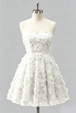 Vestido de bienvenida floral con cuentas y cordones de Dusty Rose Rose, Sweetheart A-Line