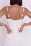 Vestido blanco blanco corto corto blanco Bodycon Bodycon Sweetheart