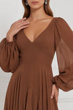 Espresso A-Line, mangas abullonadas Maxi con volantes