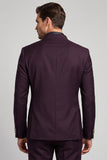 Saco de graduación masculino de chicos de un solo botonadura y pecho simple