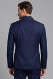 Saco de graduación masculino de chicos de un solo botonadura y pecho simple