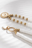 Collar Boho de Cuentas Blancas