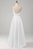 Corsé blanco simple vestidito blanco