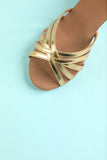 Sandalias de Oro para Mujer