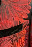 Glitter Borgoña Jacquard Shawl Lapel Trajes de fiesta para hombre
