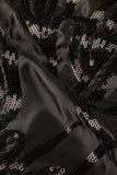 Blazer Negro Jacquard One Button Hombre
