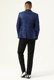 Blanco Jacquard Blazer de Fiesta