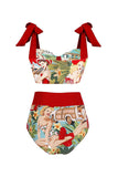 Bañador Estampado Dos Piezas