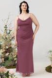 Rosa del  Desierto Vestido de Fiesta Con Espalda abierta