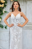 Vestido de Novia Encaje Sirena Marfil