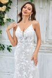 Vestido de Novia Encaje Sirena Marfil