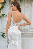 Vestido de Novia Encaje Sirena Marfil
