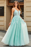 vestido de gala menta mangas desmontables vestidos de fiesta con cuentas con apliques