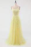 Elegante vestido de fiesta de lavanda de línea A