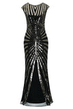 Vestido de sirena con lentejuelas de los años 20